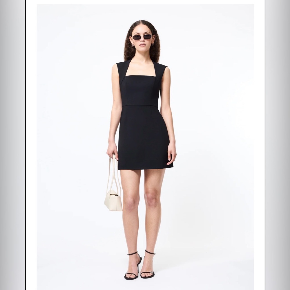French Collection Whisper Ruth Square Neck Dress